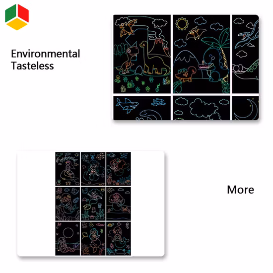 Qstoys DIY 知育玩具 人形 妖精 アートカード 絵画おもちゃ 学習描画おもちゃ 男の子と女の子用